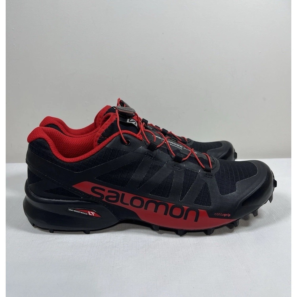 Salomon Mens Speedcross Pro 2 Trail Running Outdoor Shoes Sz 9 Sports Comfort